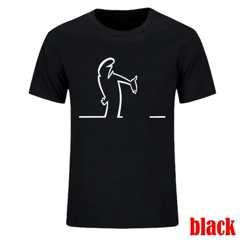 T-shirts d'été pour hommes femmes Balum La Linea t-shirt graphique drôle coton confortable Premium C