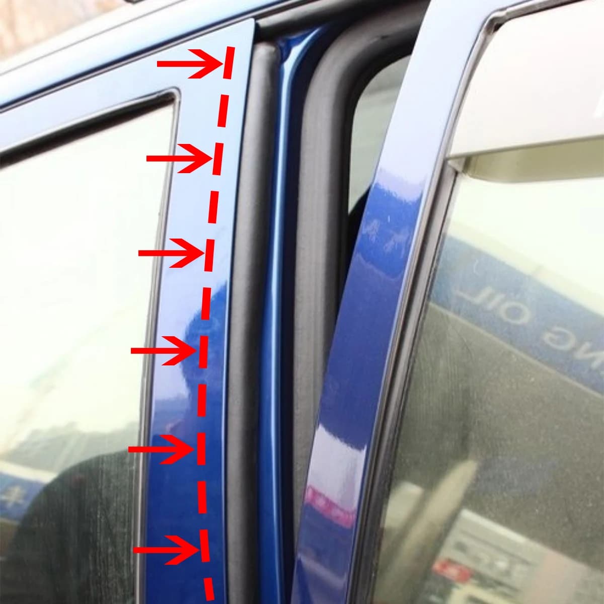 Bandes d'étanchéité pour porte de voiture, autocollant, isolation phonique, anti-poussière