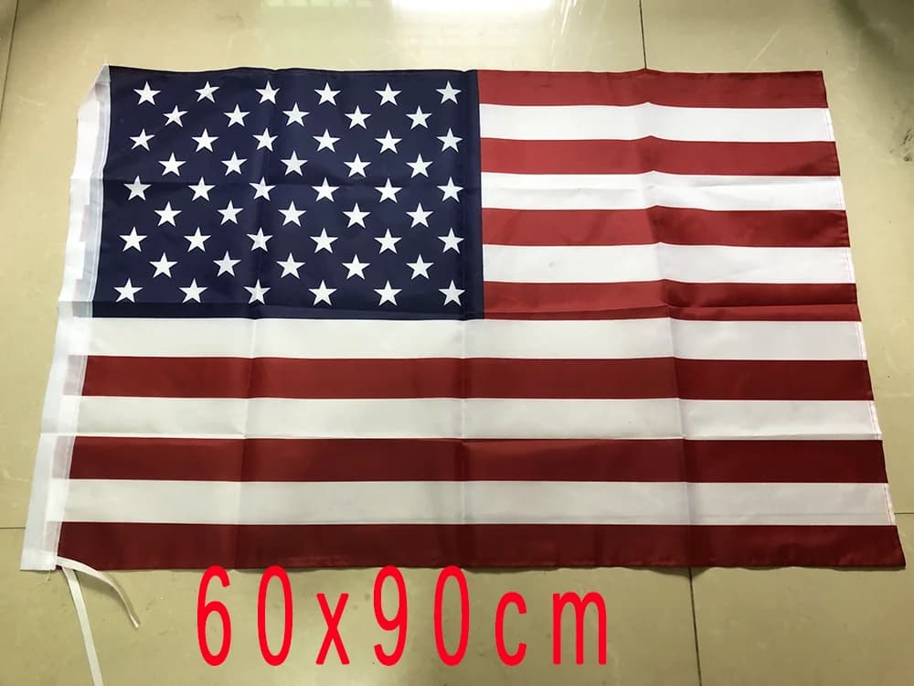 Drapeau SKY 90X150CM drapeau américain haute qualité Double face imprimé Polyester étoiles et rayure