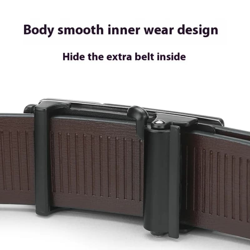 Ceinture européenne en cuir véritable pour hommes, 105-160cm, grande taille, pour jeans, réglable, a