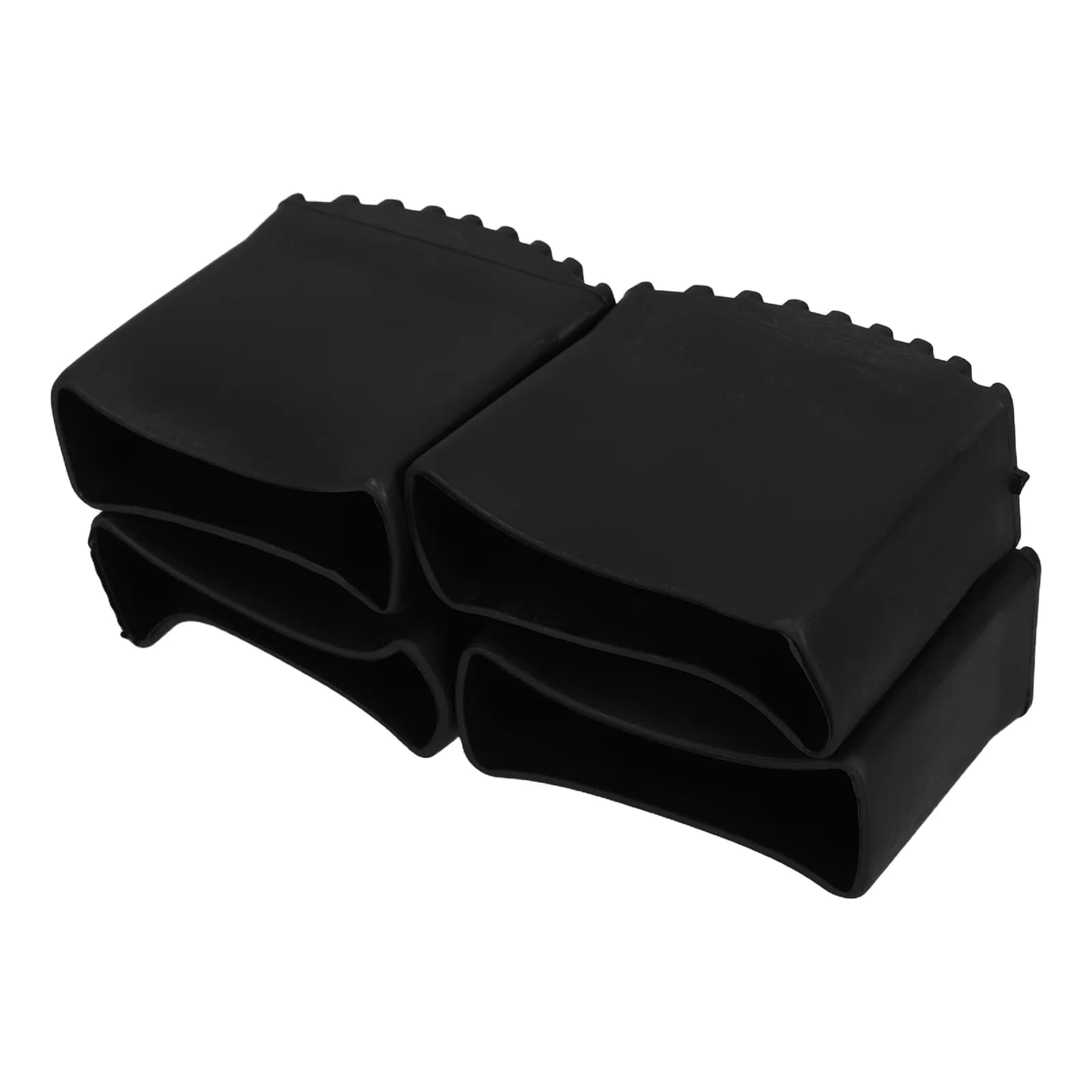 Couvre-pieds d'échelle pliants, 4 pièces, coussinets de pieds en caoutchouc antidérapants, pare-choc