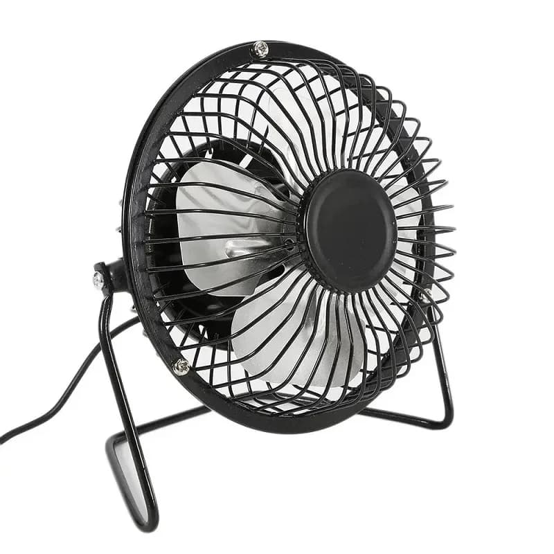 4 pouces USB fort vent silencieux MINI ventilateur bureau 360 degrés rotatif été refroidissement ven