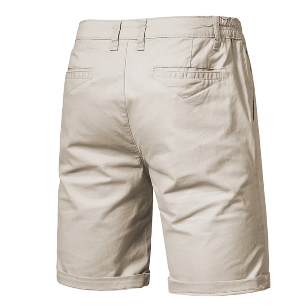 AIOPESON-Short de Plage 100% Coton pour Homme, Vêtement Solide de Haute Qualité, Décontracté, Busine