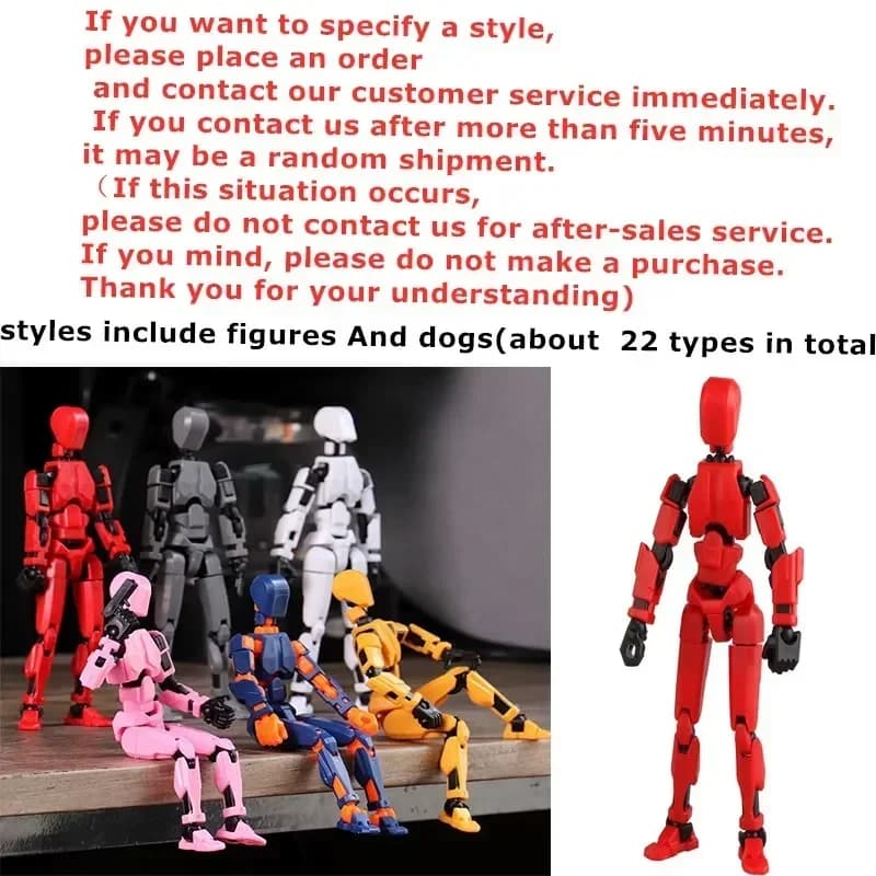 2/3/9 pièces-marionnettes porte-bonheur 13 poupée, modèles de Robot à combinaisons de style multiple
