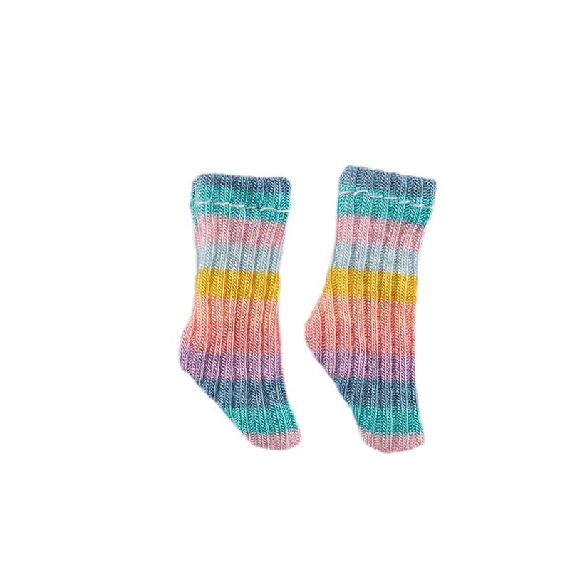 Chaussettes courtes de couleur bonbon pour poupées Barbies, accessoires vestisens, Blyth Azone, OB11