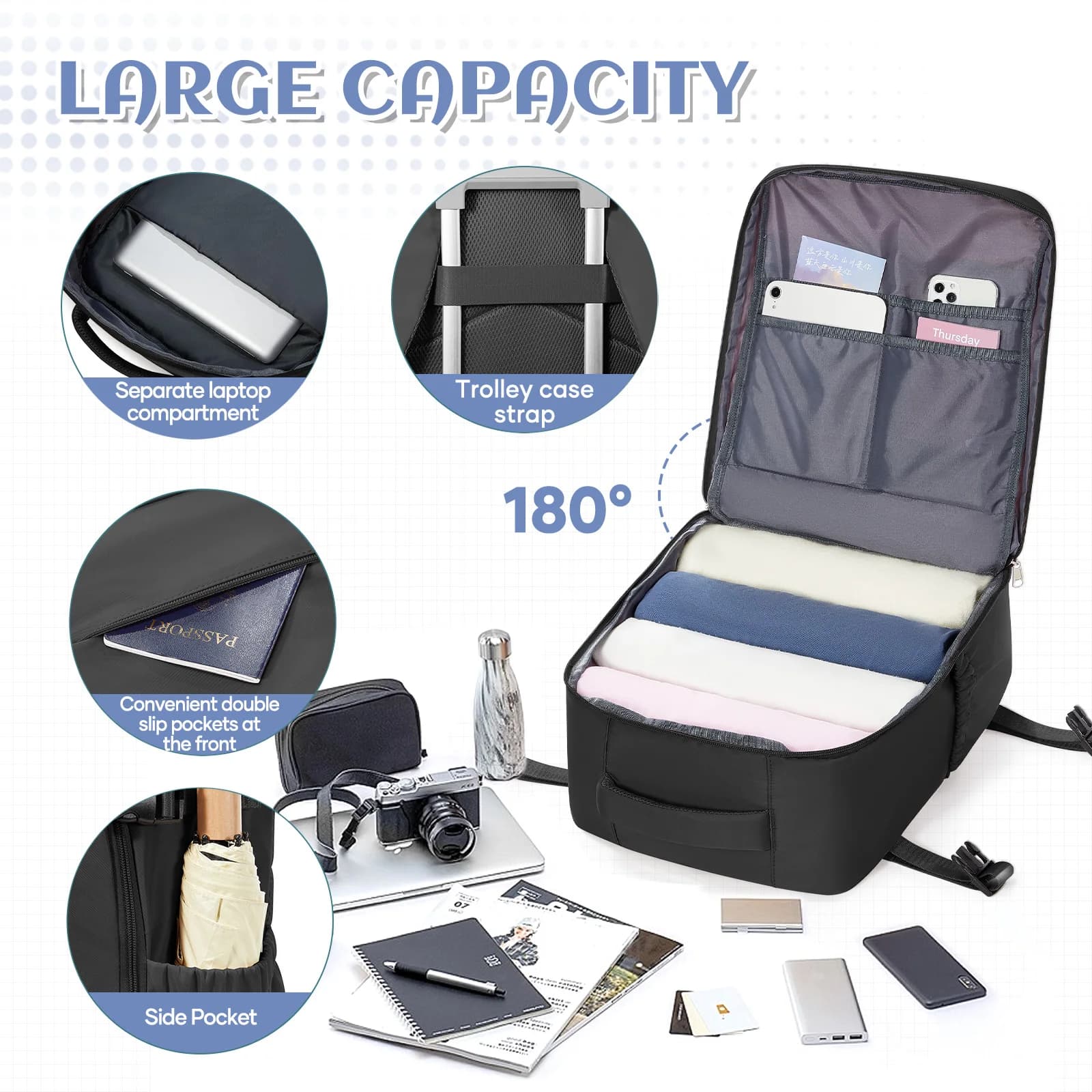 Sac de rangement pour vêtements, sac à dos de rangement pour articles personnels, sac à dos Ryanair 