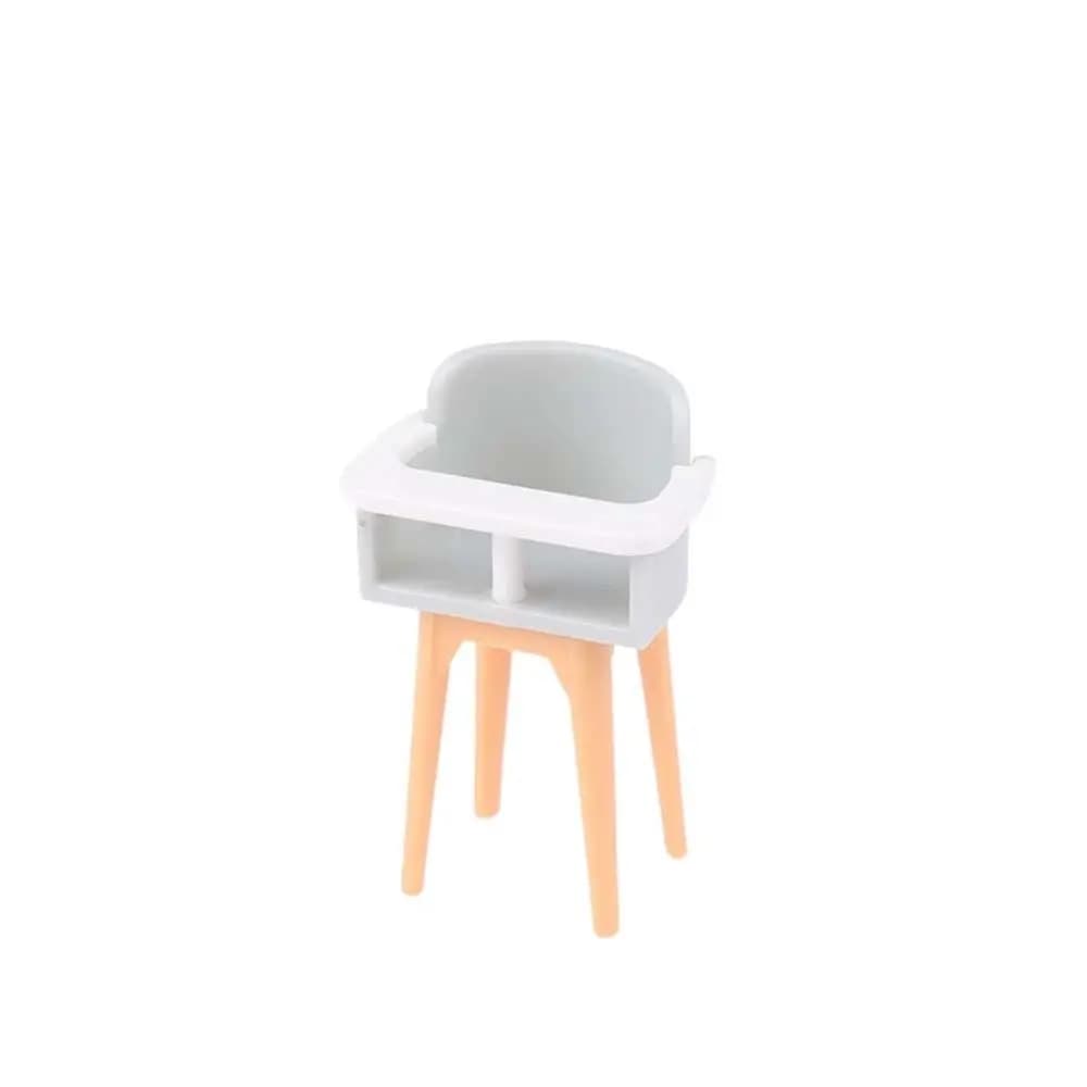 Maison de courses 1:12, meubles de chambre de bébé, accessoires toboggan/cheval de Troie/table/chais