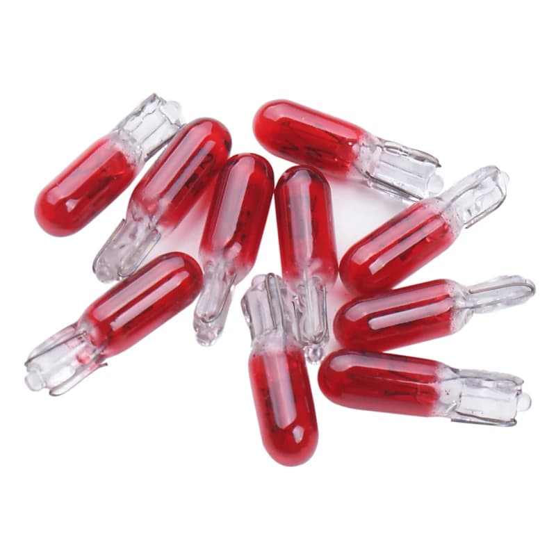 100 pièces T5 W3W LED ampoules voiture intérieur lumière tableau de bord voyant d'avertissement lamp