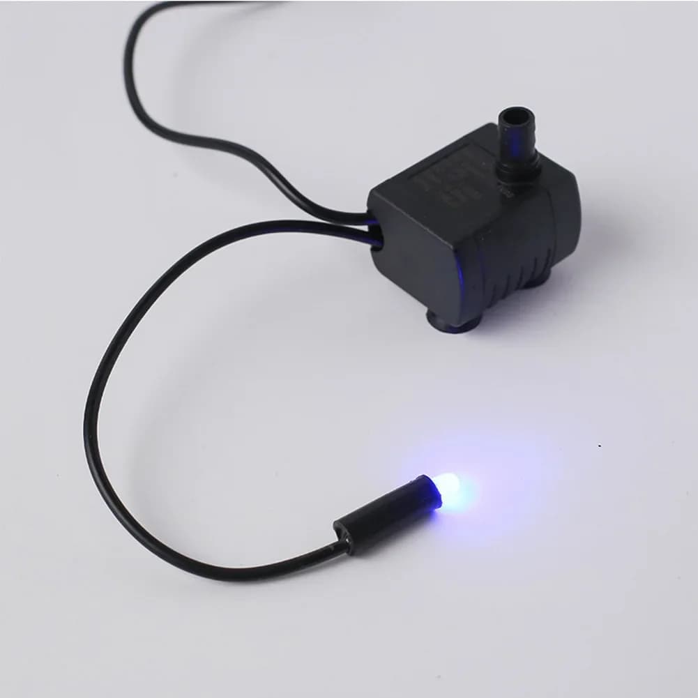 Pompe à eau à éclairage LED, fontaine d'eau pour chat, accessoires de moteur de remplacement pour bo