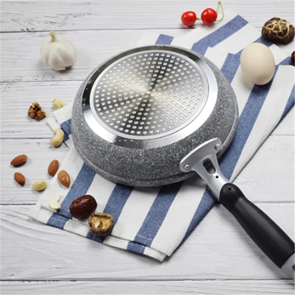 Poêle à frire antiarina en pierre durable, wok, poêle, chaudron, cuiseur à induction, casseroles, pa