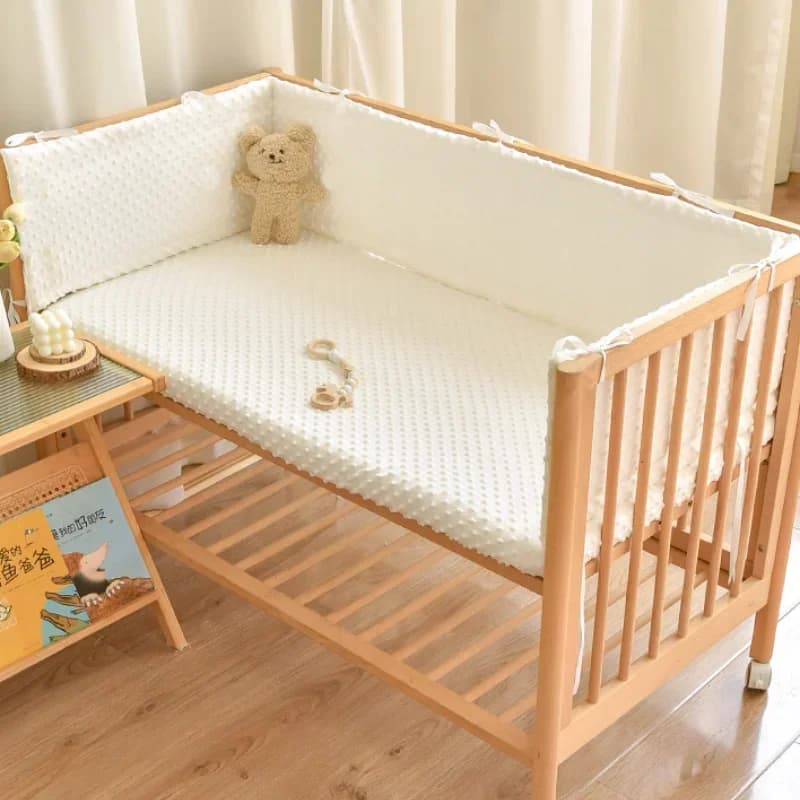 Garde-corps épais pour berceau, Protection pour chambre de bébé, couleur unie, clôture de berceau, P
