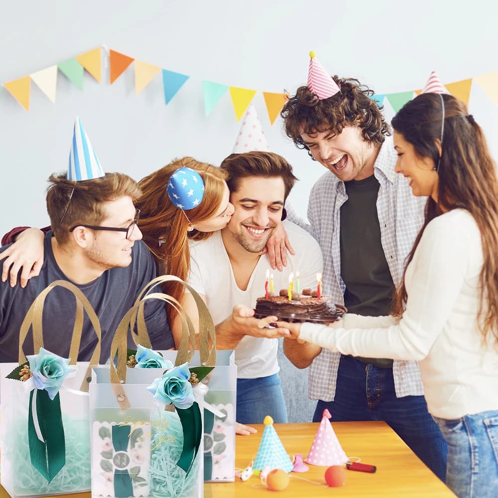 20 pièces sac cadeau de vacances écologique compagnon cadeau bonbons sac cadeau de vacances sac cade