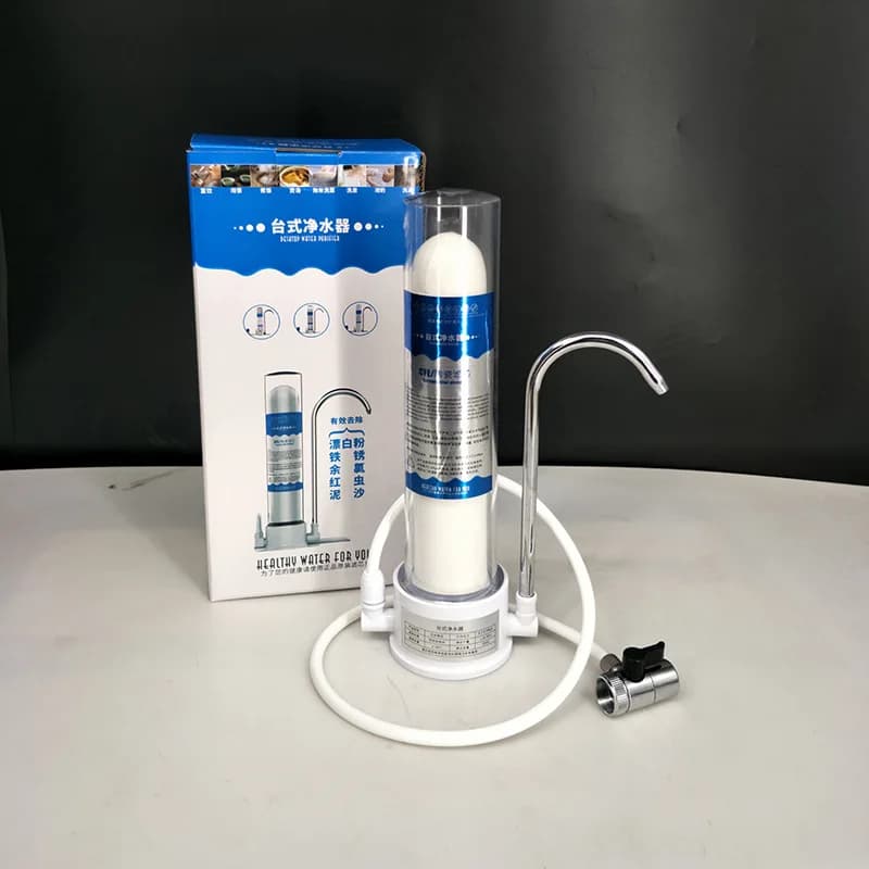 Purificateur d'eau domestique, filtre à eau du robinet direct, cartouche en céramique transparente