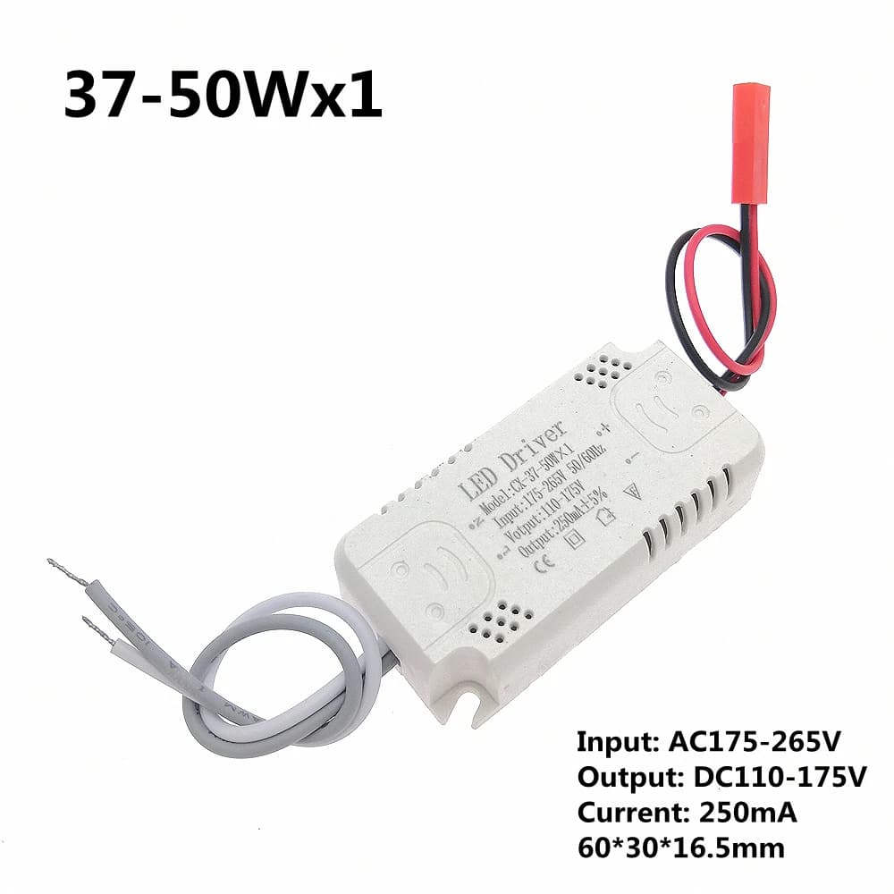 Pilote de puissance LED 250ma, 8-24x1w, 25-40x1w, 50-75x1w, 220V, transformateurs d'éclairage pour r