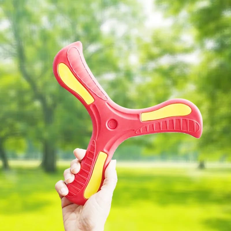 Boomerang – jouet d'extérieur croisé à trois feuilles pour enfants, disque volant, jouet de sport in