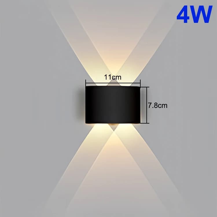 Mur LED lampe 4/6/8/10 lampes murales extérieures haut et bas vers l'éclairage pour la décoration de