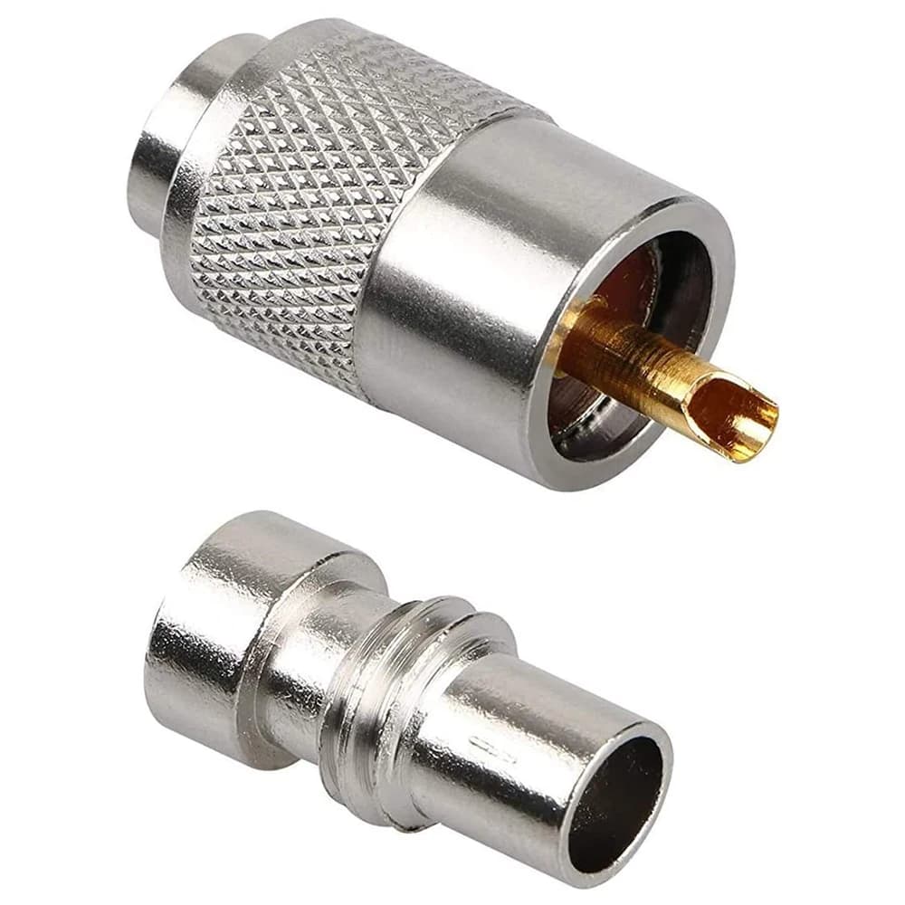 Paquet de 10 connecteurs à souder UHF/PL-259 avec Beverer pour RG8X, RG8, RG59, LMR-400, câble coaxi