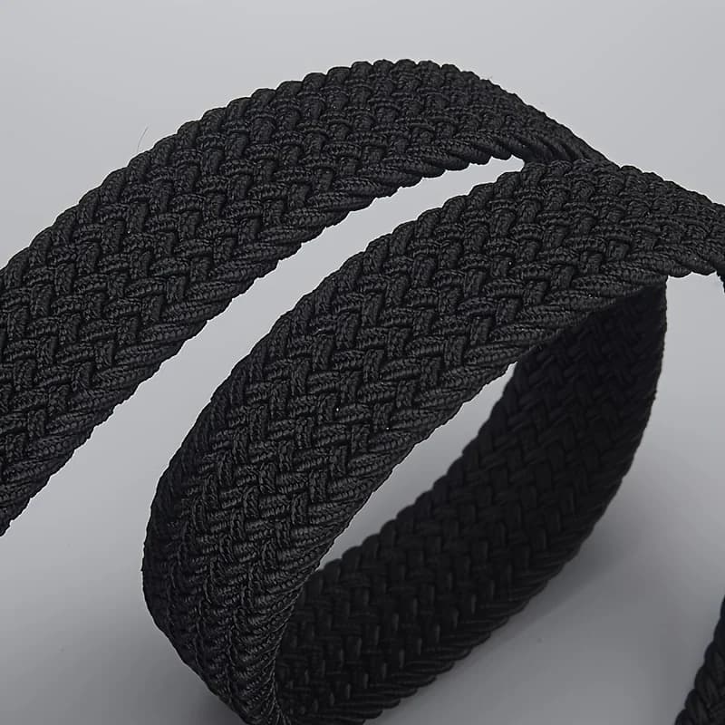 Ceinture élastique tissée décontractée pour hommes et femmes, ceinture de sport de plein air, ceintu