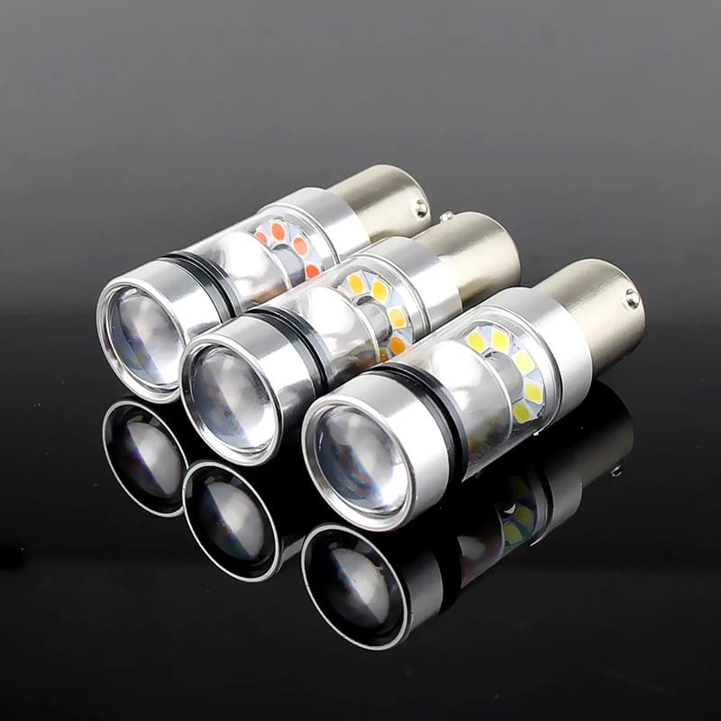 2 pièces pour VW T5 T5.1 T6 Transporter LED feux diurnes DRL ampoule lampe Canbus sans erreur P21W B