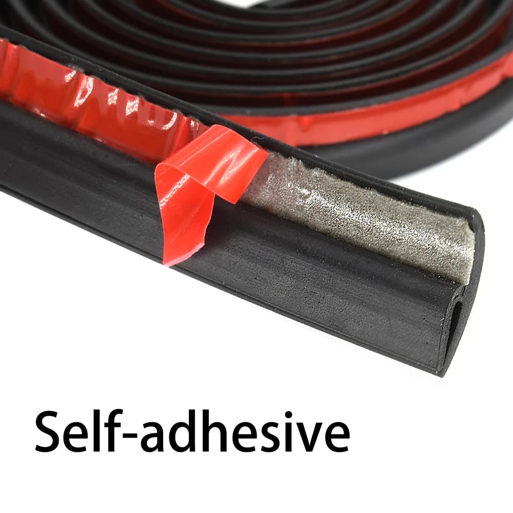Bande d'étanchéité universelle en caoutchouc pour voiture, 4m, Type H, pour Honda Audi Benz Buick VW