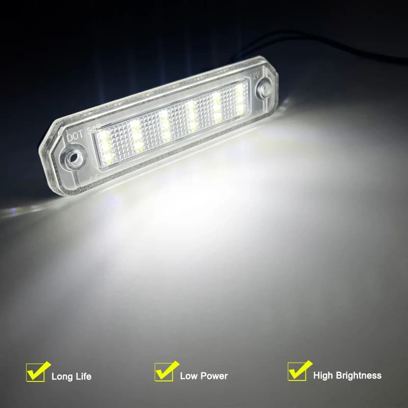 Ensemble d'éclairage de plaque d'immatriculation LED 12V pour Honda Civic EJ/EG/EK Series 91-00 CR-X