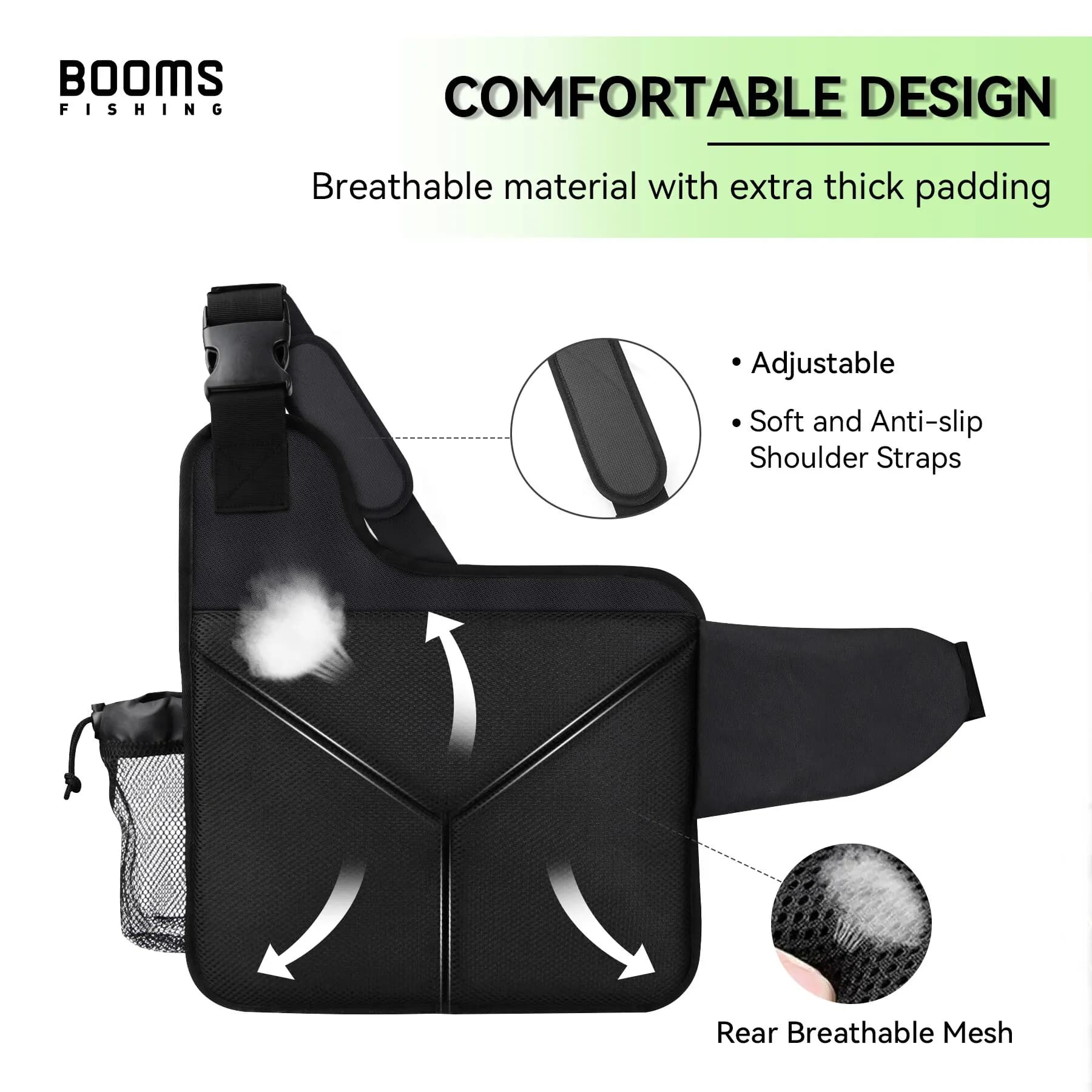Booms Fishing – sac de pêche IB1, sacs de rangement de matériel de grande capacité, grand sac à dos 