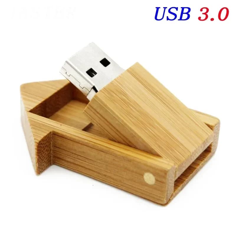 JASTER – clé USB 3.0 personnalisable avec logo en bois, support à mémoire de 4GB 8GB 16GB 32GB 64GB 