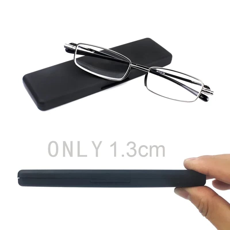Lunettes de Lecture pour Homme et Femme, Loupes Progressives, Monture Pliable à Bords Complets, Pres