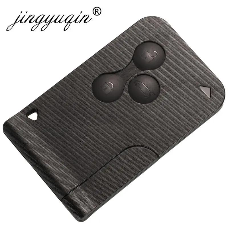 Jingyuqin carte intelligente à distance | 5 pièces, 3 boutons, 433Mhz ID46 PCF7947, petite lame, car