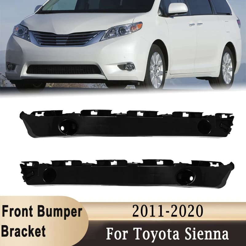 Supports de fixation pour pare-chocs arrière de voiture, 2 pièces, pour Toyota Sienna 2011 – 2020 LE