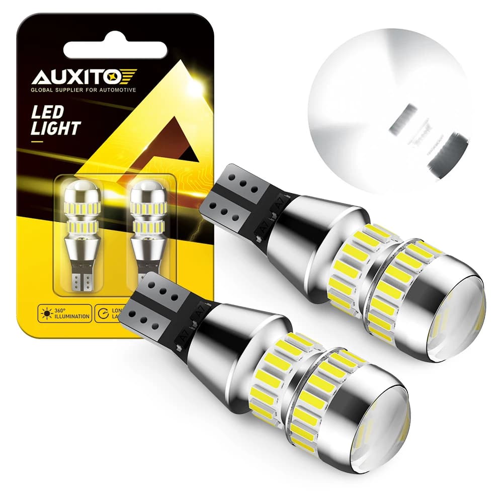 AUXITO 2 pièces T15 W16W LED Canbus sans erreur Auto ampoules 921 912 LED lumière de secours voiture