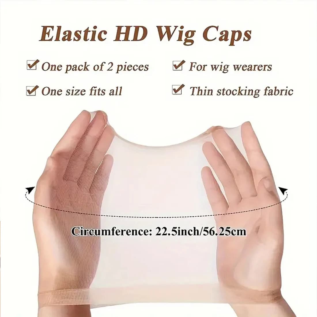 Bonnet de perruque Transparent HD de haute qualité, bas en Nylon, élastique en vrac, outil de perruq