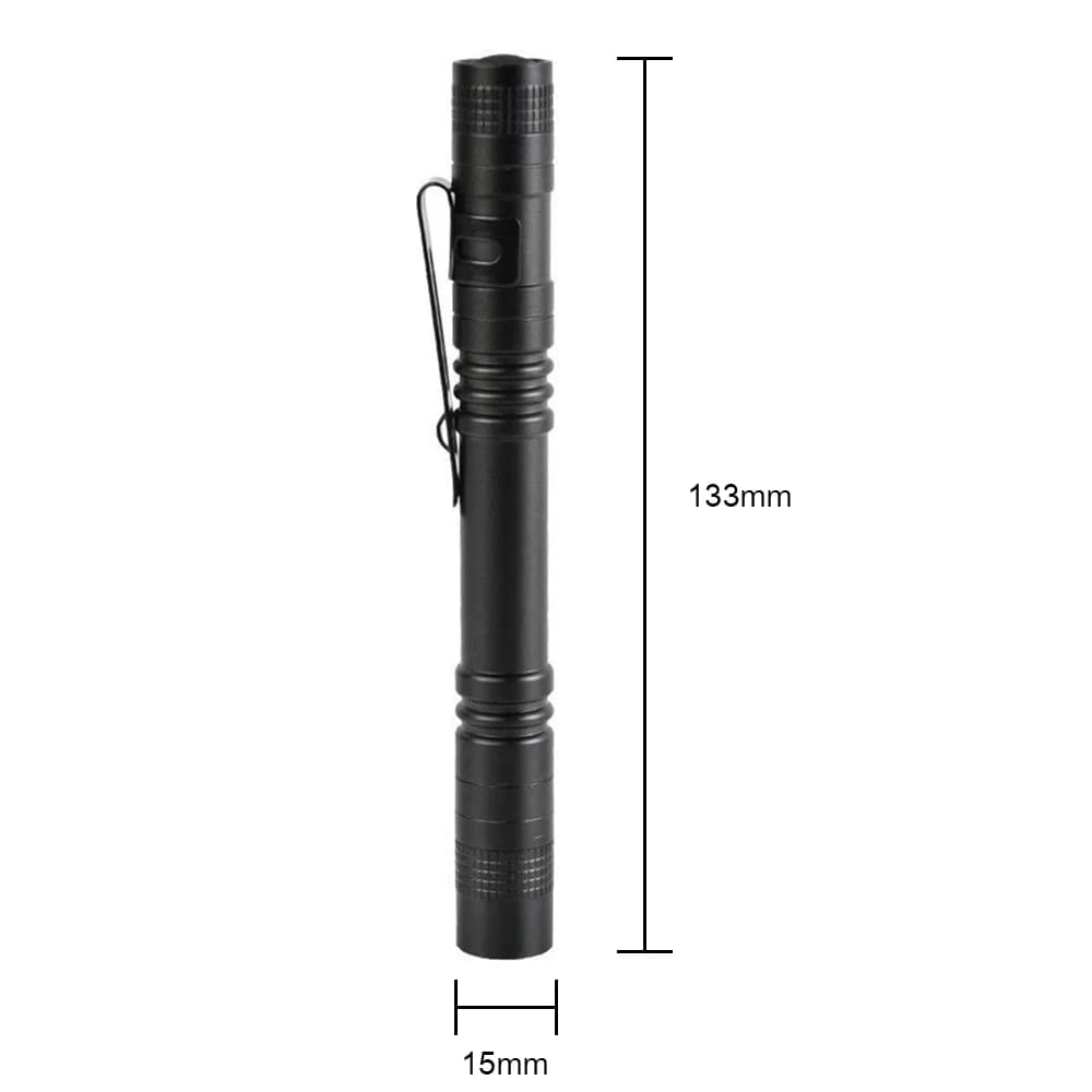 Mini lampe de poche LED UV portable, lampe noire ultraviolette, inspection d'argent, stylo avec clip
