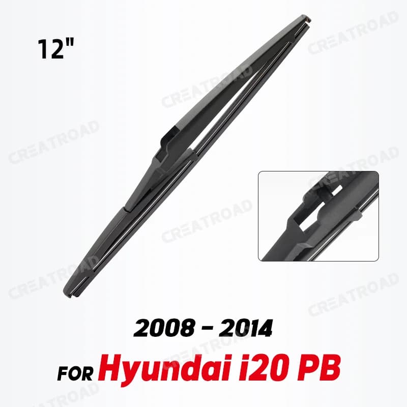 Essuie-glace 12 "balai d'essuie-glace arrière pour Hyundai i20 PB 2008 - 2014 pare-brise pare-brise 