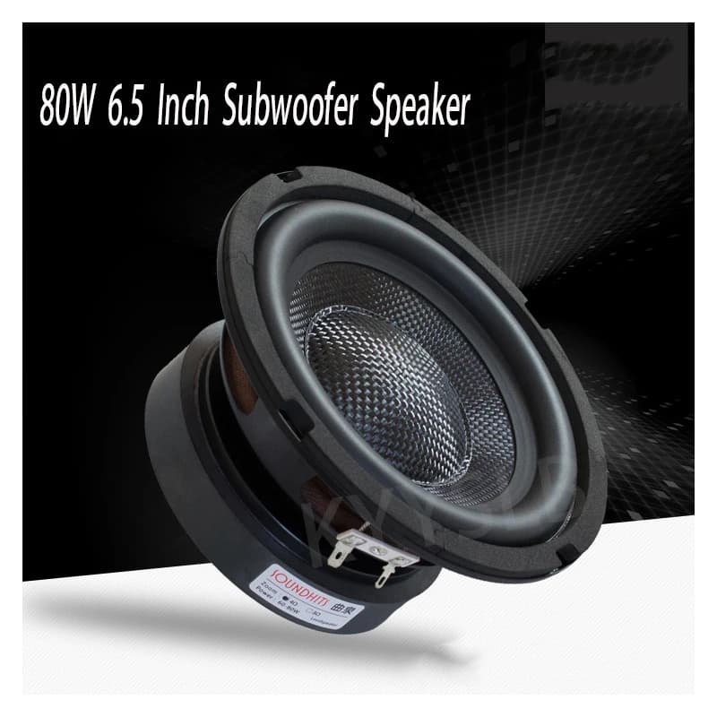 KYYSLB-Haut-parleur subwoofer HIFI haute puissance, 80W, 6.5 pouces, cinéma maison, modification et 