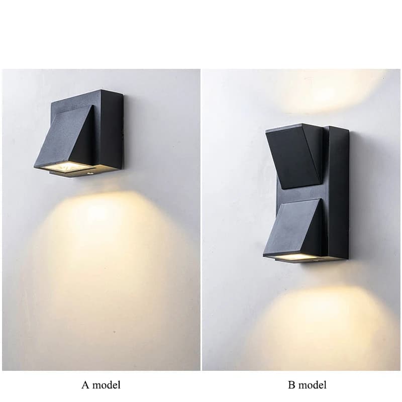 Mur LED lampe 3W 6W AC86-265V intérieur chambre salon escaliers couloir applique murale extérieure é