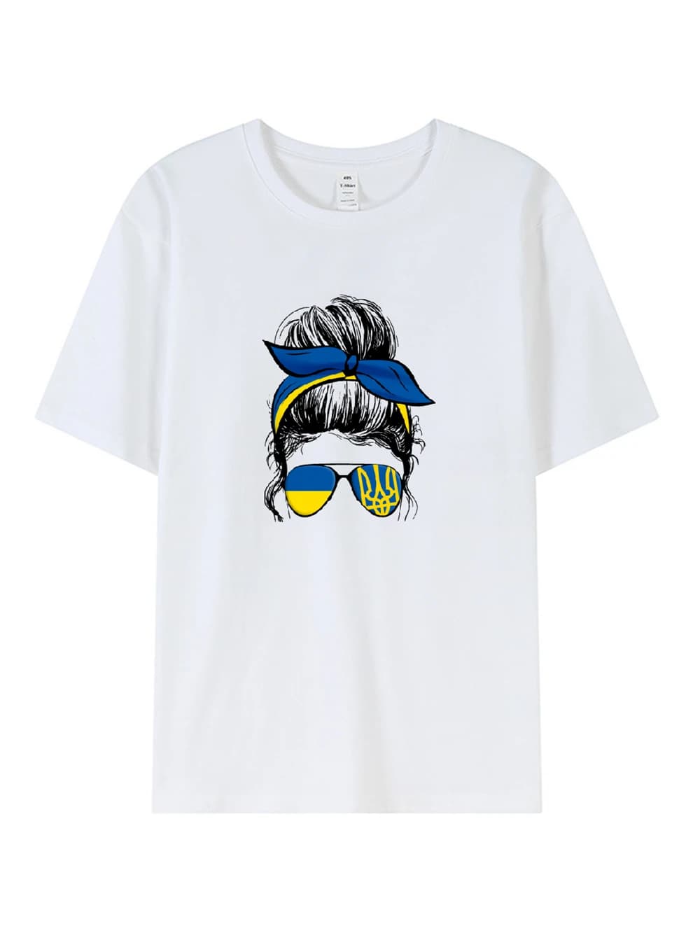 T-Shirt à manches tombantes pour filles, en coton, décontracté, avec motif imprimé, mode mon pays