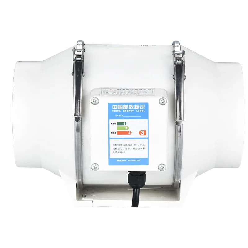 GérHome-Ventilateur en Ligne Silencieux de 4 Pouces, 220V, pour Cuisine, Toilettes, Nettoyage de l'A