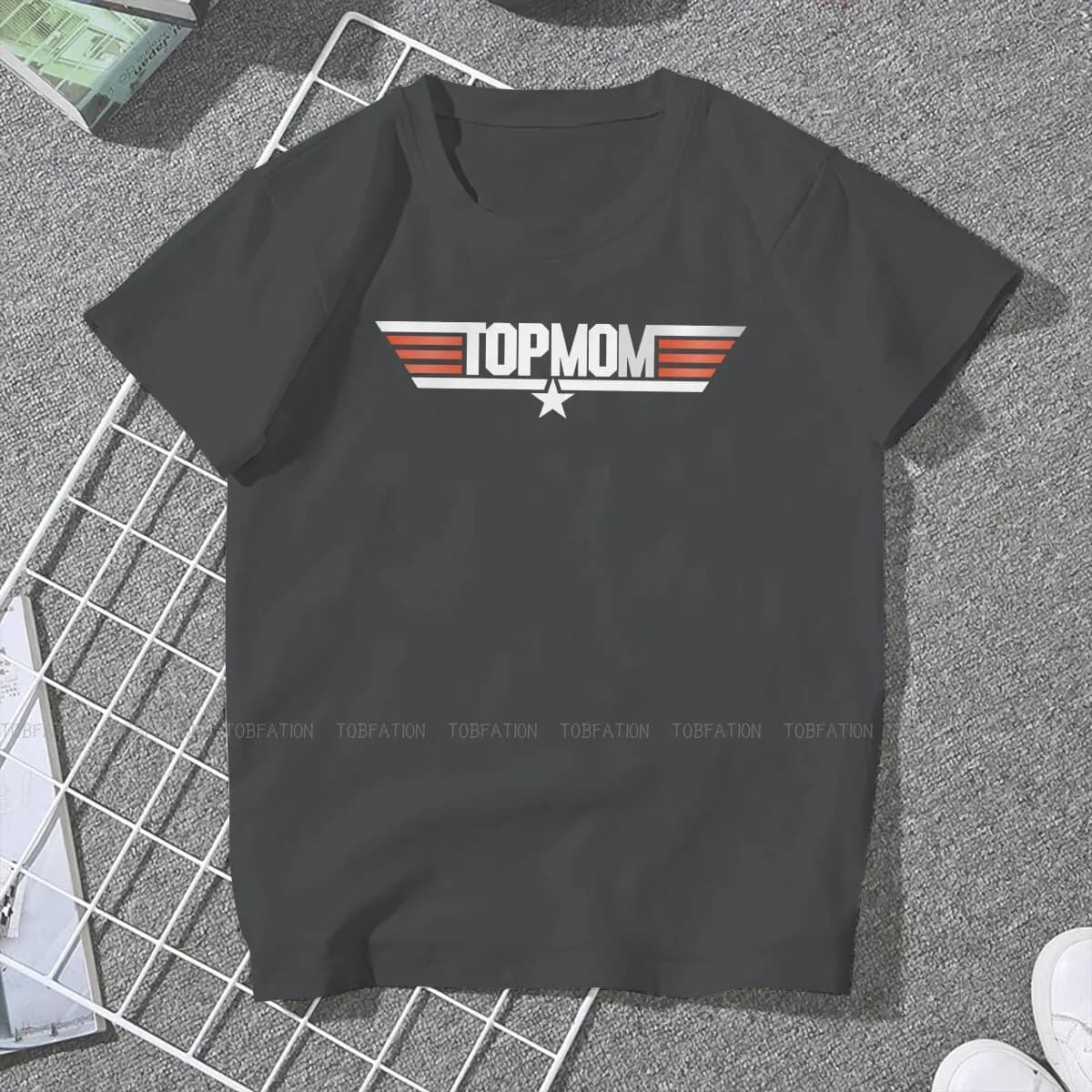 Top maman femmes t petit haut pistolet Maverick Goose Film filles t-shirts Harajuku couverture en co