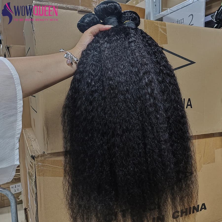 Meche Tissage Humain Hair Kinky Natural Humain Hair Bundles 100% cheveux humain Raw humain hair yaki