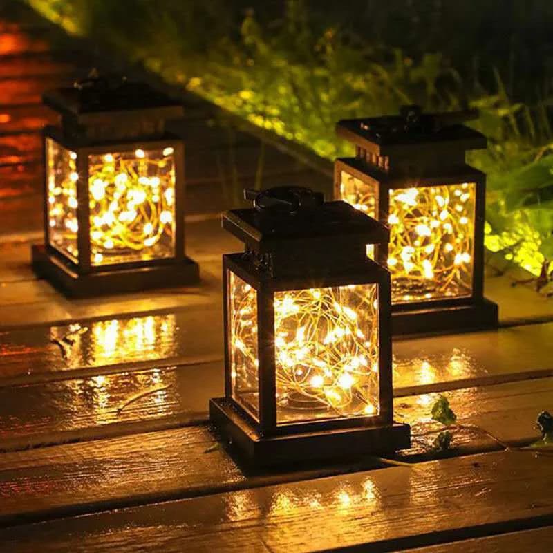 Lanternes solaires à LED pour extérieur, panneau de sol, bougie Terraza, extérieur, intérieur, balco