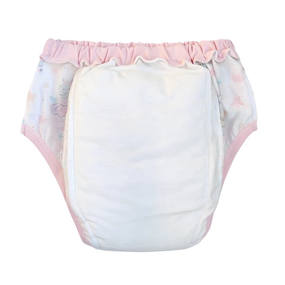 Lapin de ballet dansant rose imperméable à l'eau adulte bébé pantalons d'entraînement DDLG couches r