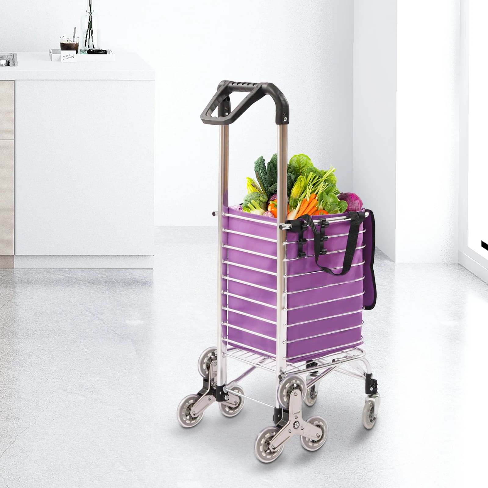 Mir de Shopping Pliable de Grande Capacité, Pratique et Économe en Travail, Peut Être Plié pour les 