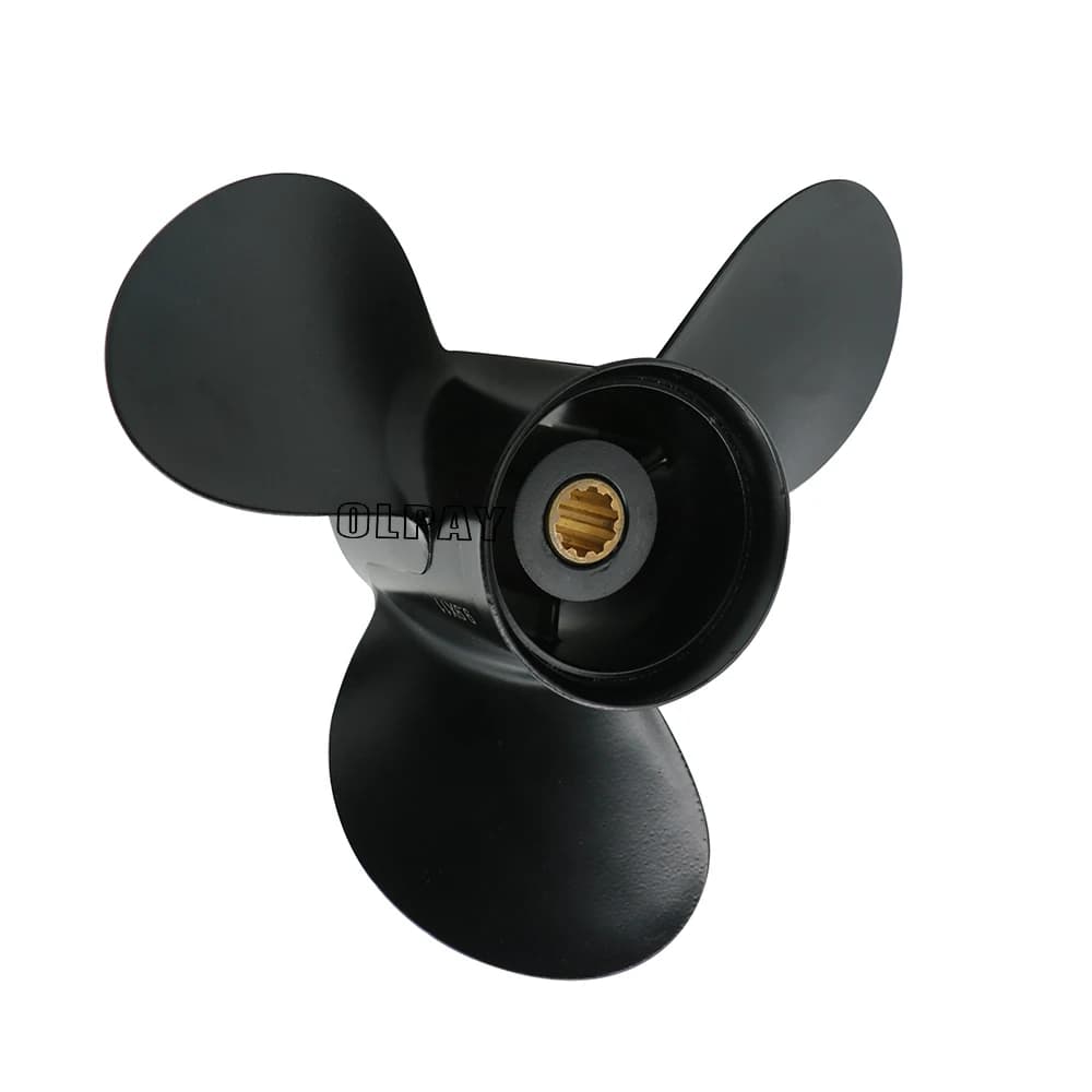 Hélice en alliage d'aluminium pour moteur hors-bord, Tohatsu Mercury, Nissan 25HP, 28HP, 30HP, 10 ca