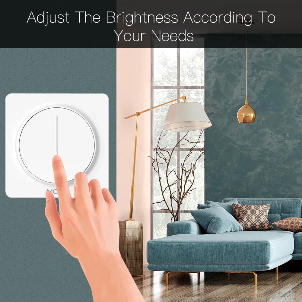 Joli variateur de lumière tactile intelligent WiFi, Smart Life, Tuya Andrea Remote Control, Alexa, G