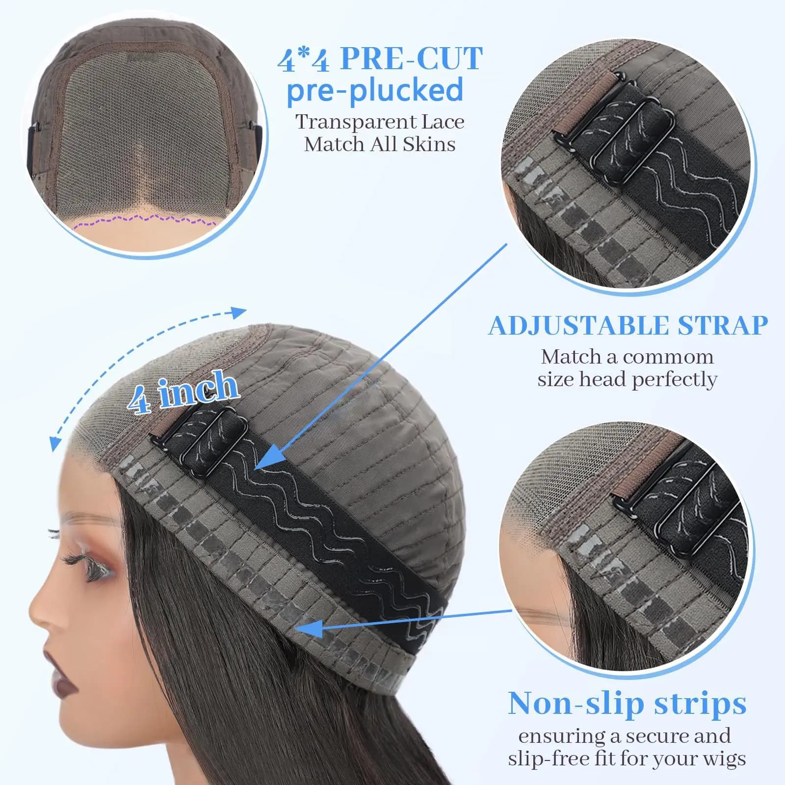 Perruques Courtes Bob Sans Colle Cheveux Humains Ondulés 5x5 HD Transparentes Lace Frontal Véritable