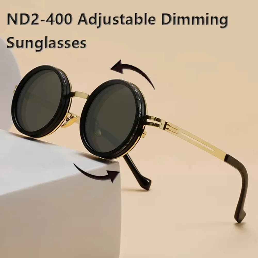ND2-400 lunettes à gradation réglable filtre ND UV400 lunettes de soleil polarisées avec étui de ver