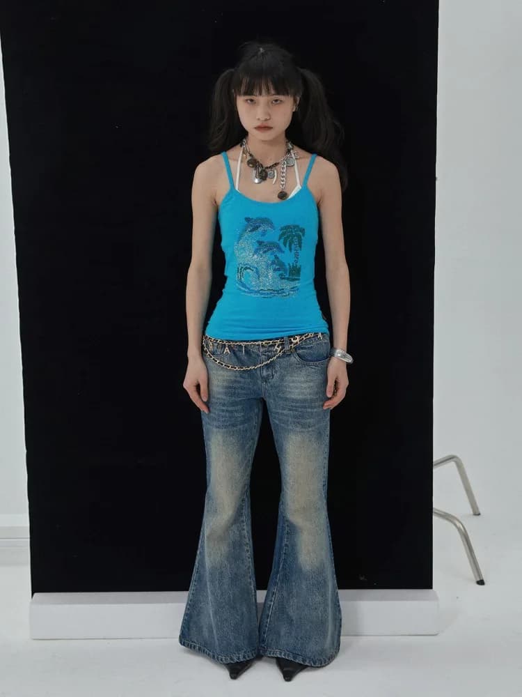 Camisole vintage pour femme, solide, simple, spécial, cool, basique, style européen, délicat, séduis
