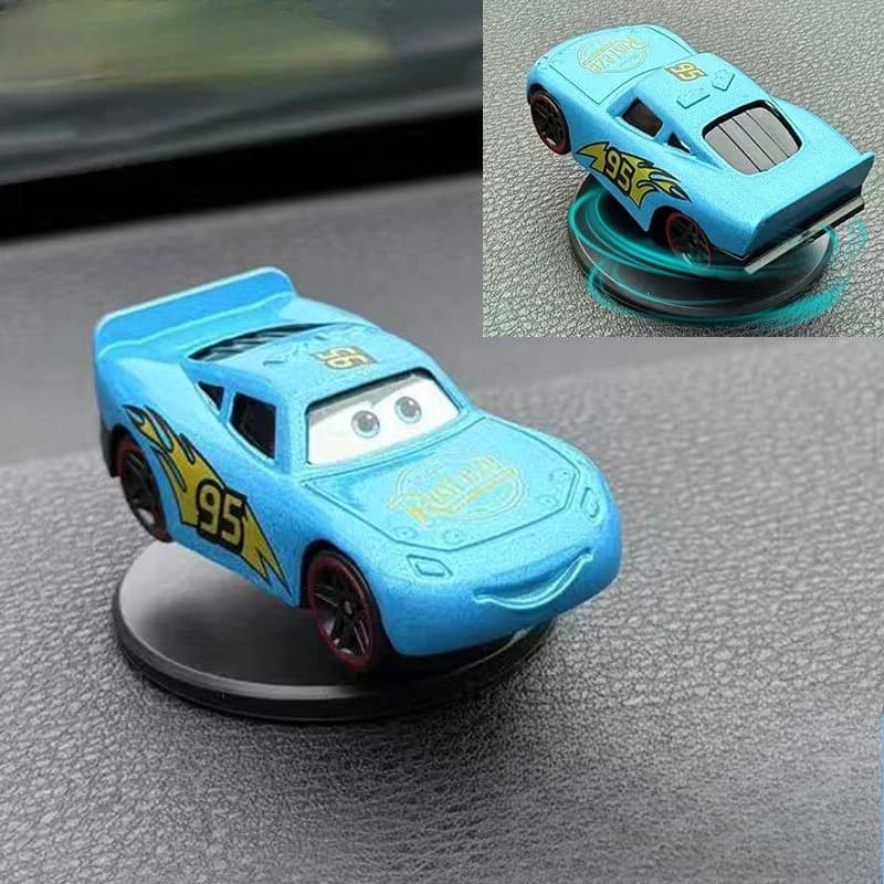 Voitures de dessin animé Cars 3 Lightning McQueen Décoration rotative pour tableau de bord de voitur