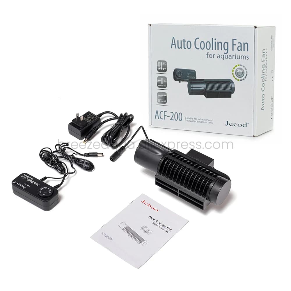 Jebao Jecod ACF-300 ACF-200 DC12V ventilateur de refroidissement automatique réglable pour Aquarium 